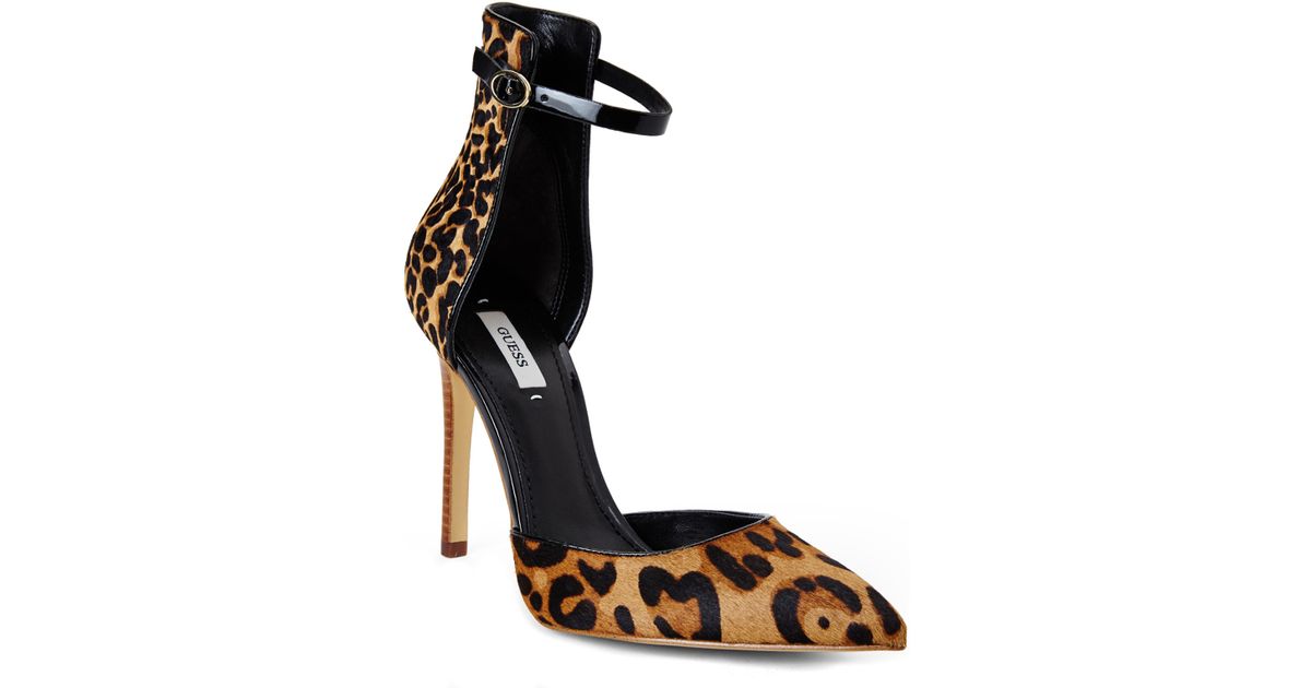guess leopard pumps