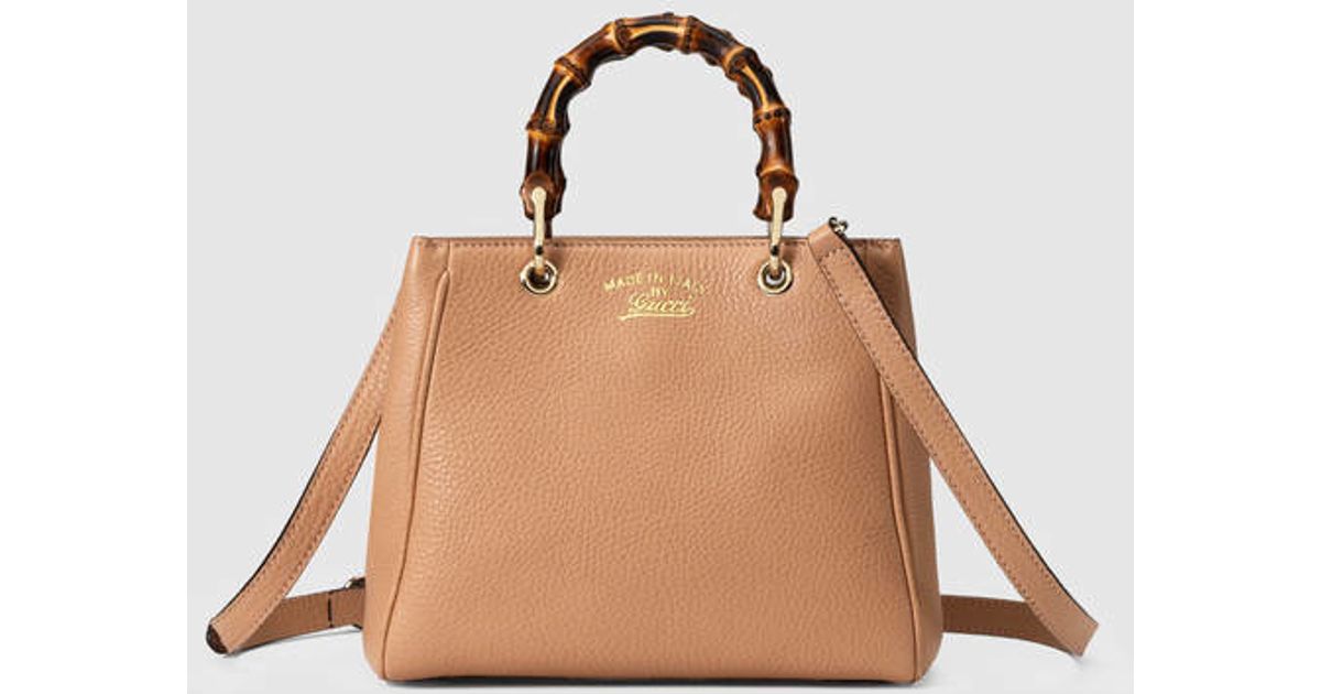 gucci bamboo shopper mini