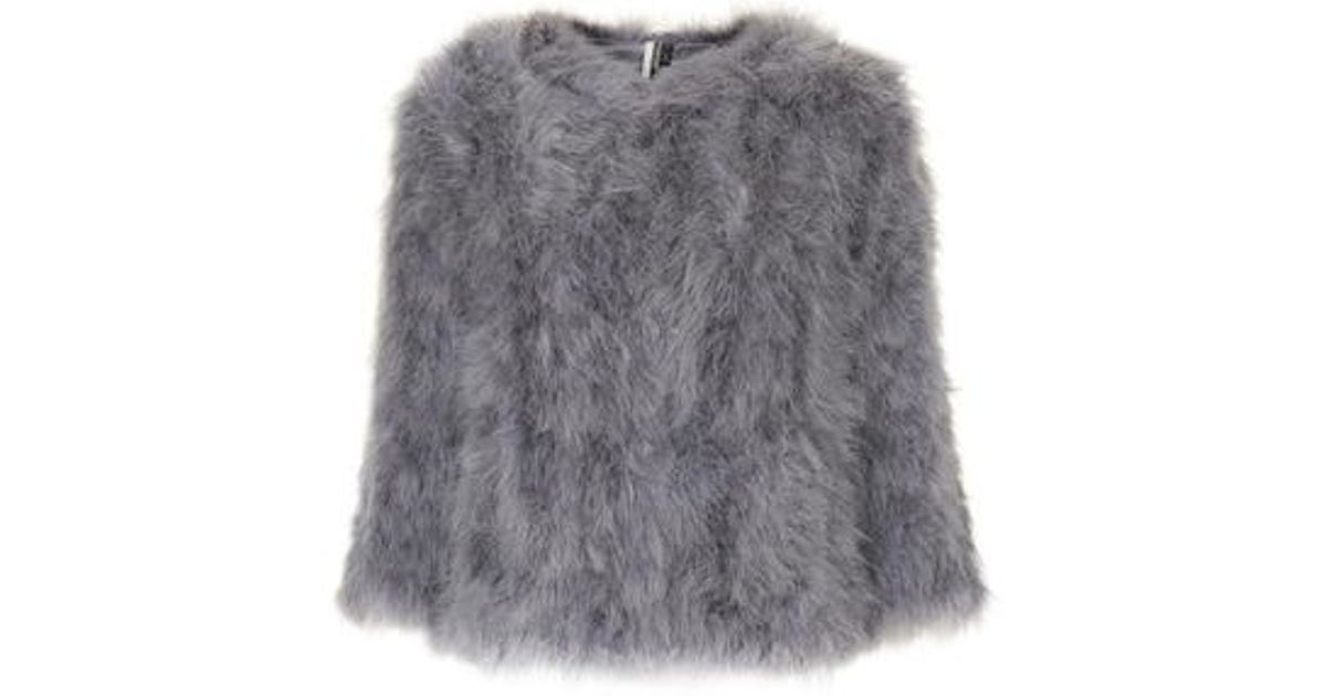 marabou coat