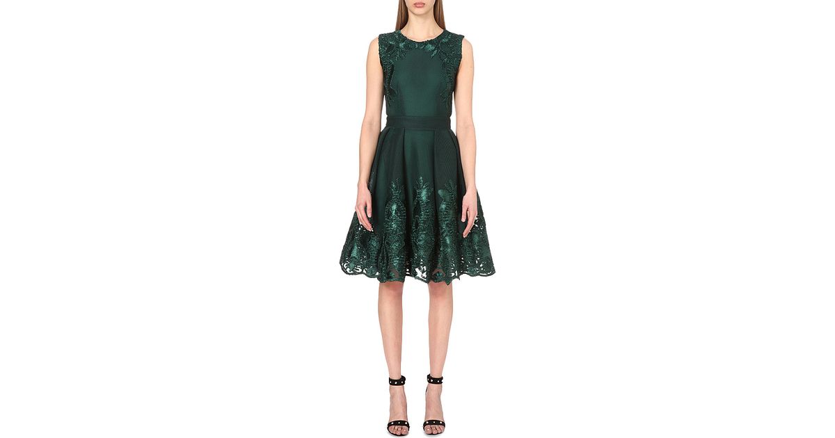 maje green dress