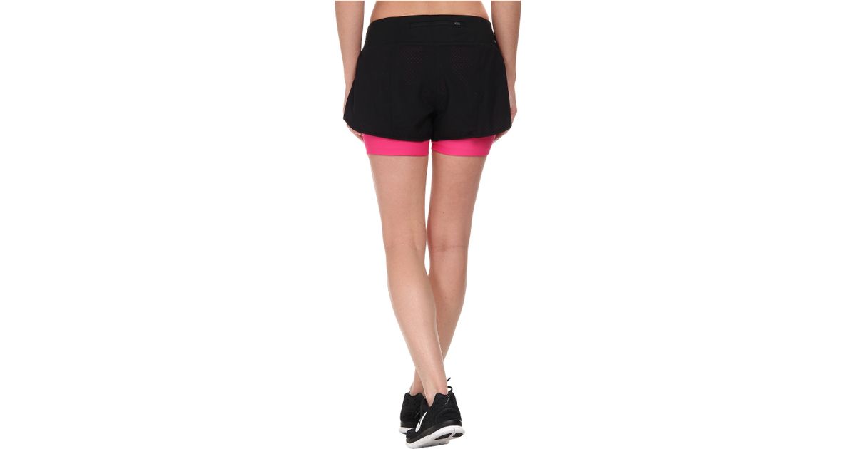 Nike Perforated Rival 2-In-1 Short in Black - Lyst