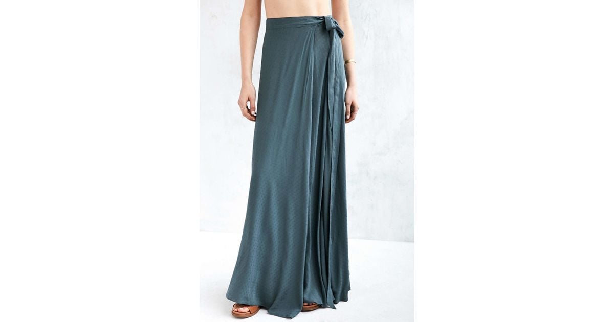 boho wrap maxi dress