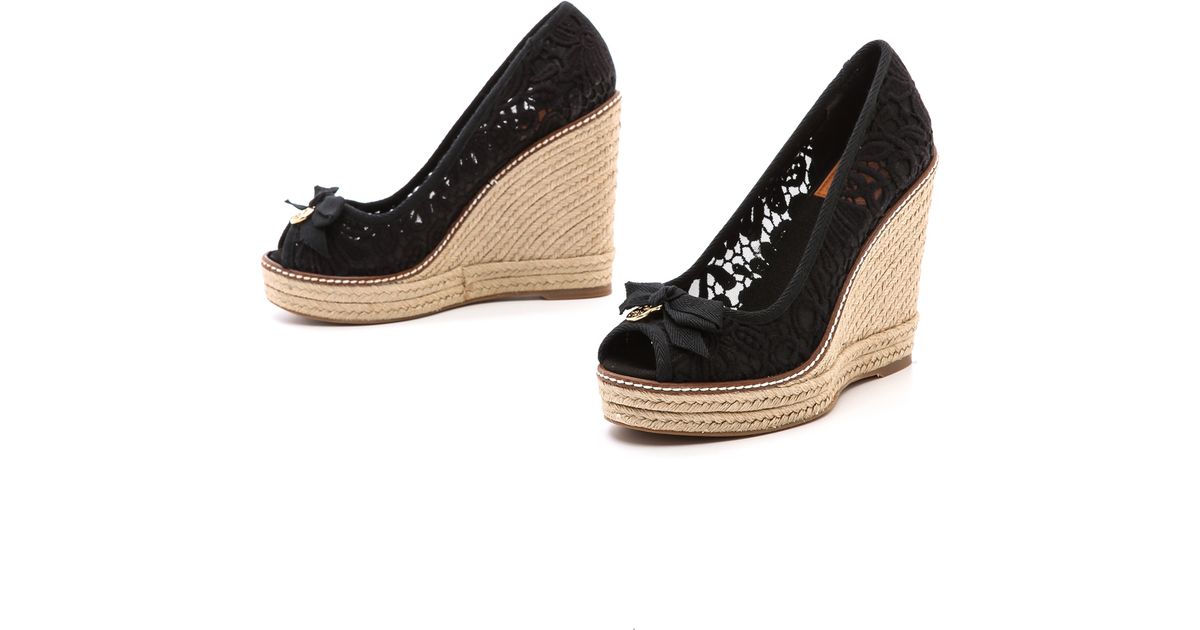 peep toe wedge espadrilles