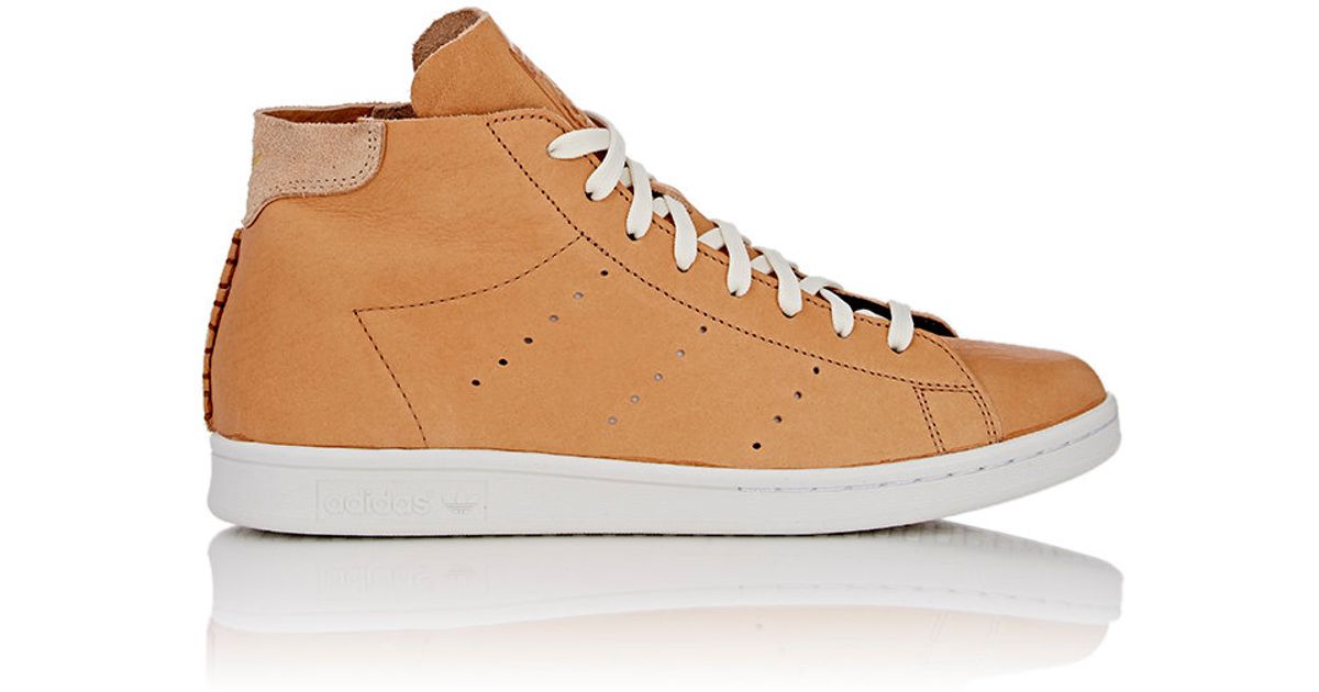 adidas stan smith mid marron