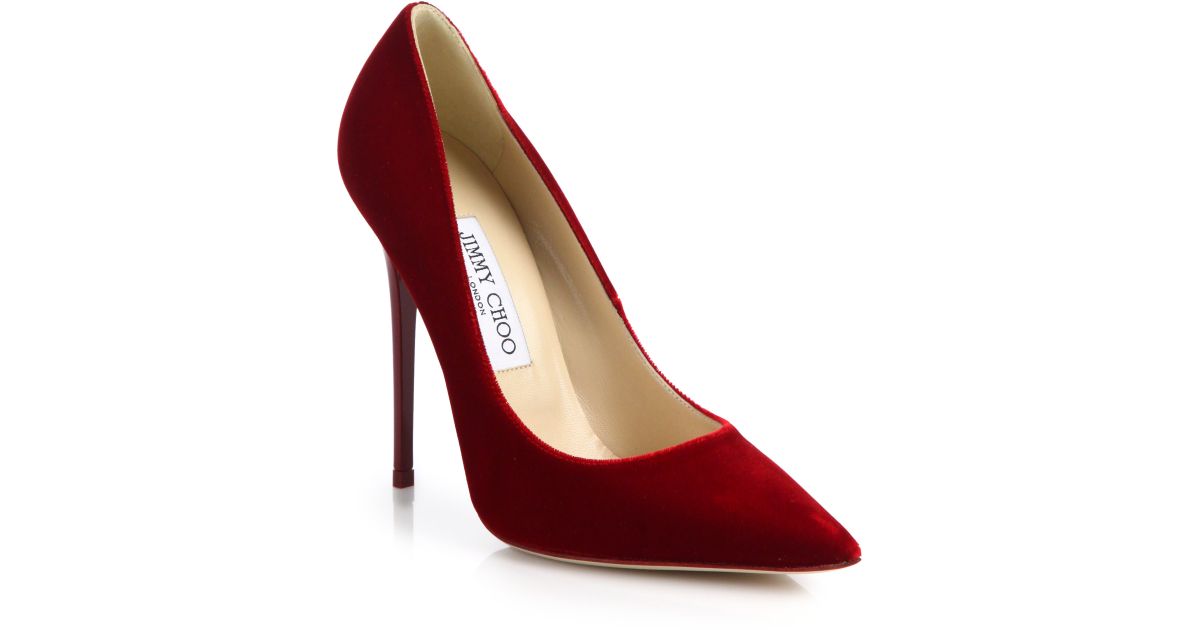 jimmy choo anouk red