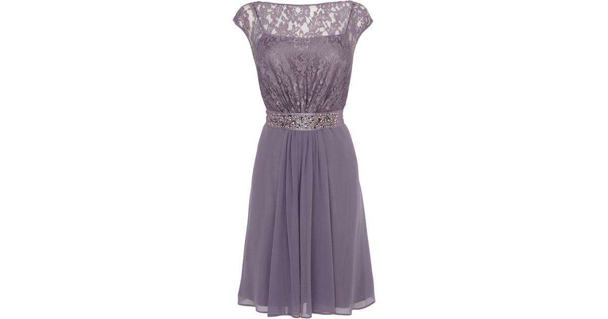 Grey Bridesmaid Dress with embellishment | Greys LORI LEE MAXI ...