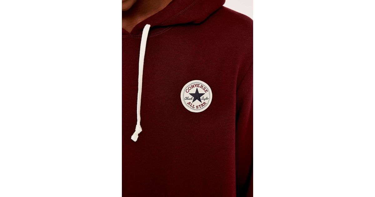 skære At give tilladelse spin Converse All Star Core Bordeaux Hoodie Sweatshirt in Red for Men | Lyst UK