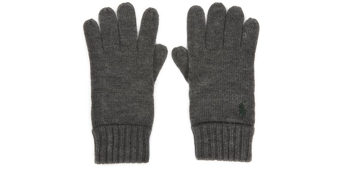 ralph lauren wool gloves