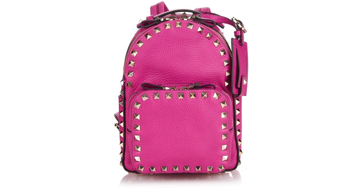 valentino pink backpack