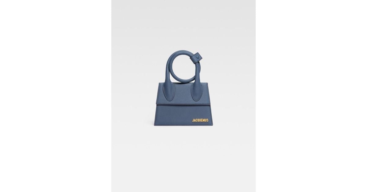 ★JACQUEMUS★ Le Chiquito Node Tote Bag Blue 213BA0053032330 Jacquemus Le Chiquito Moyen Tote Bag | Blue | FARFETCH