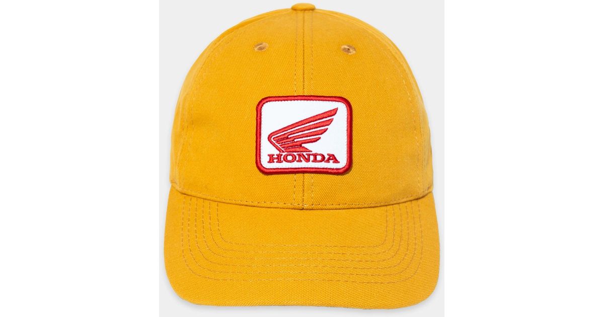 Junya Watanabe Honda Logo Baseball Cap in Yellow for Men Lyst