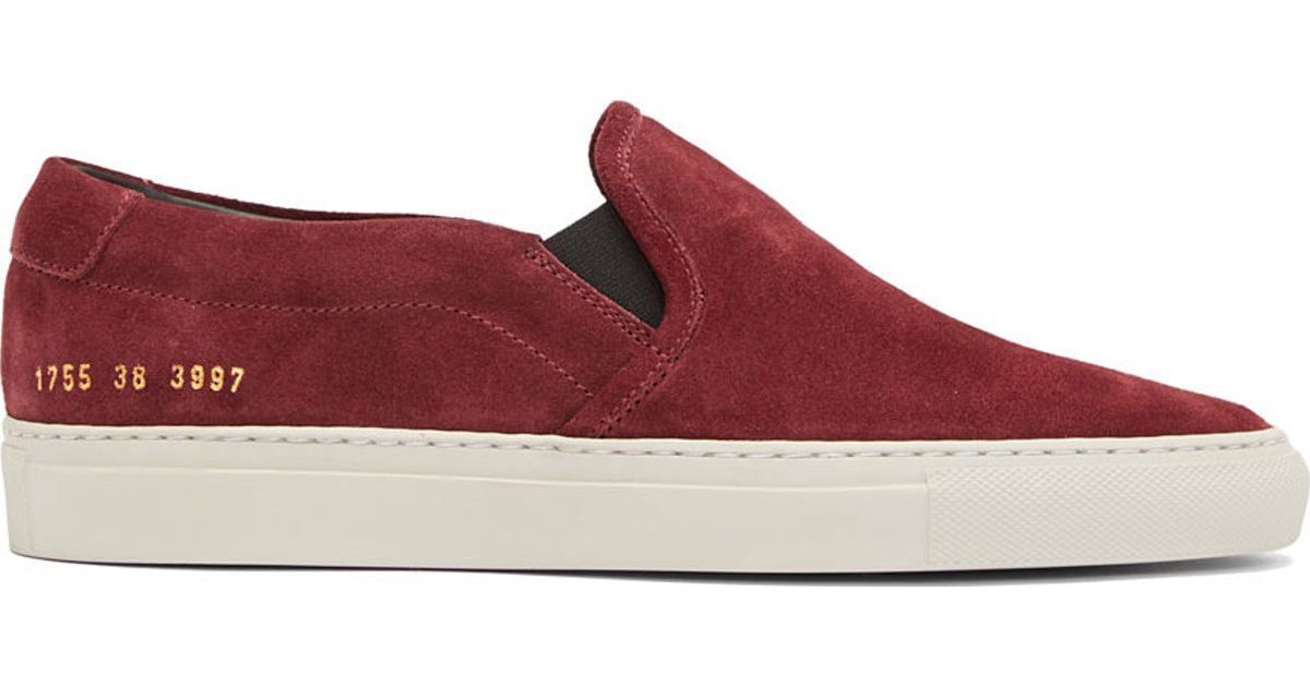 common projects red suede