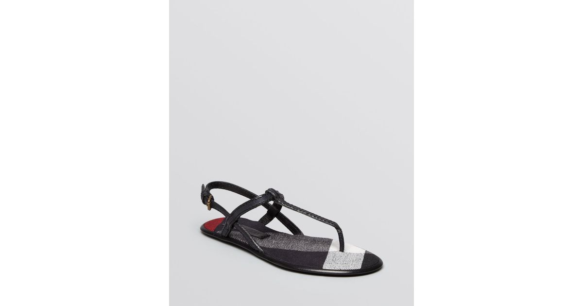 burberry flat sandals