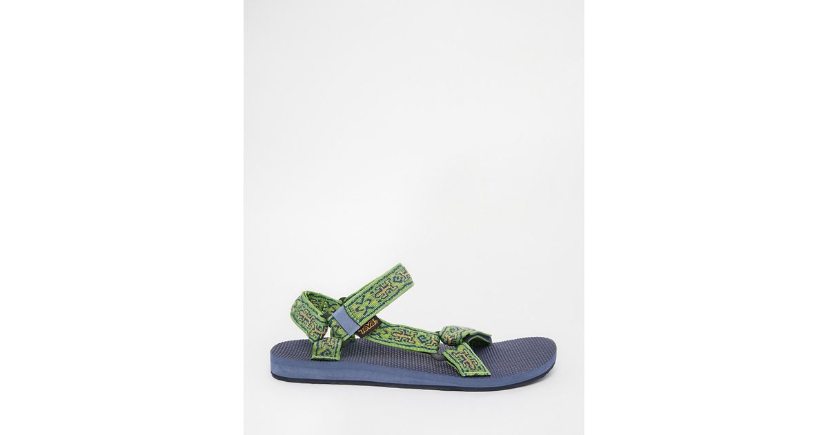 Teva Original Universal Lizard Sandals in Green for Men Lyst