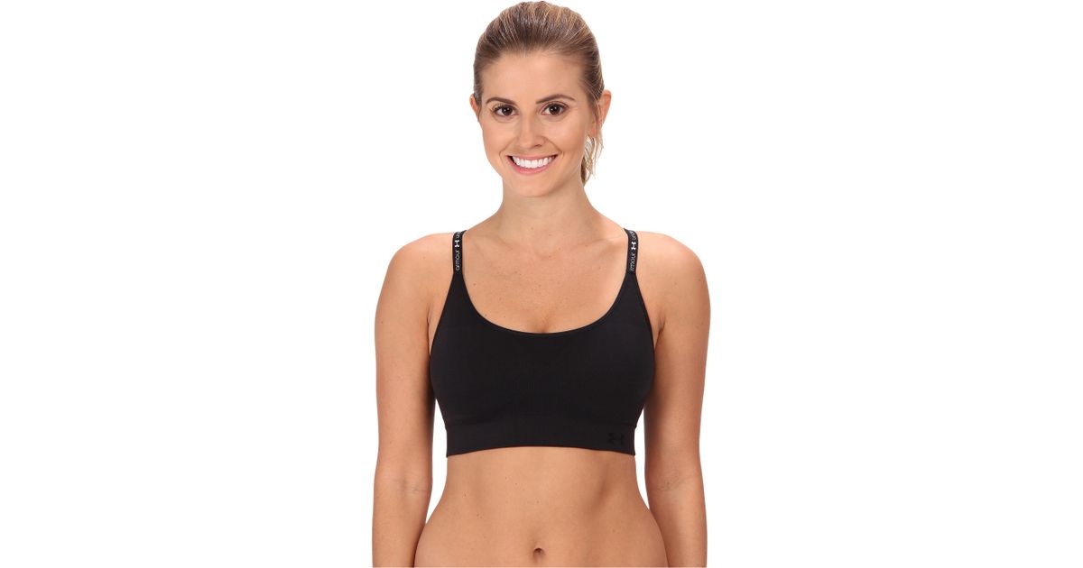 under armour seamless plunge sports bra