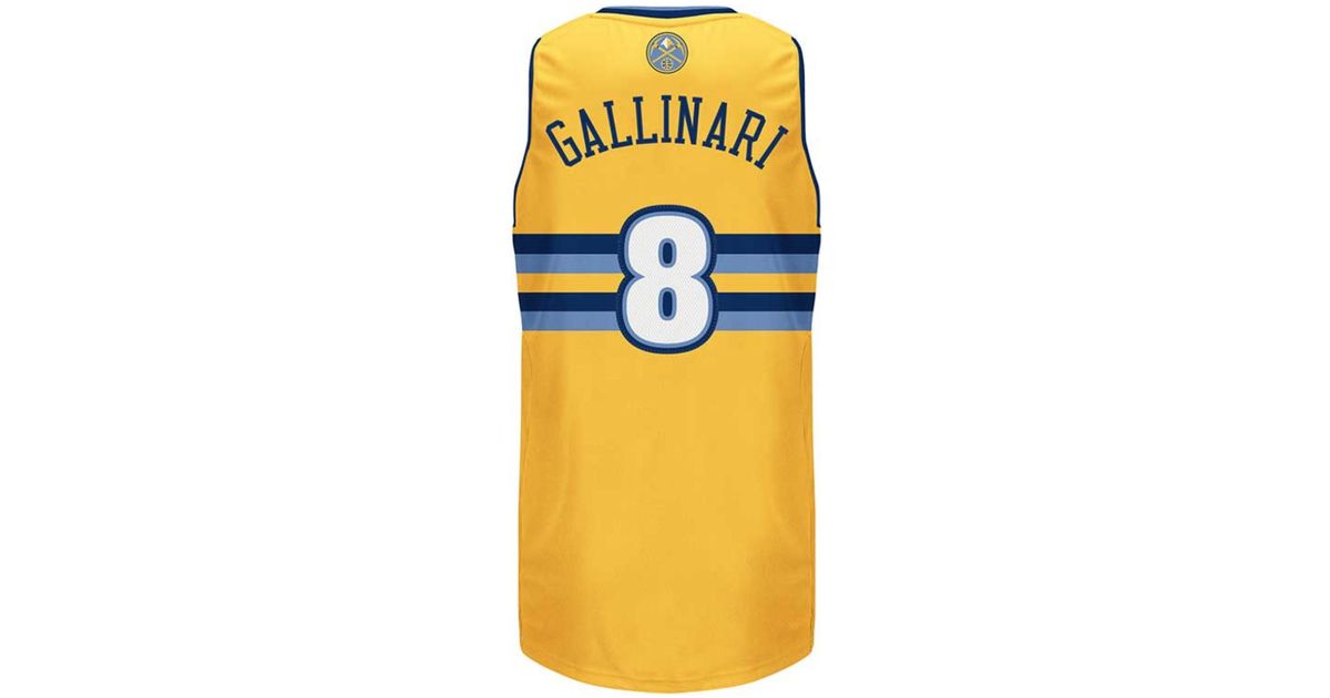 denver nuggets jersey yellow