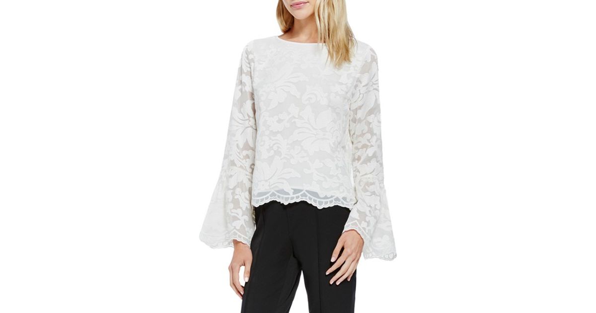 vince camuto lace top