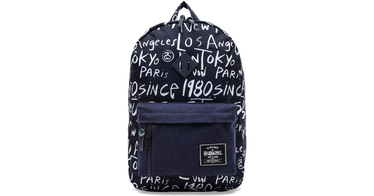 stussy x herschel backpack