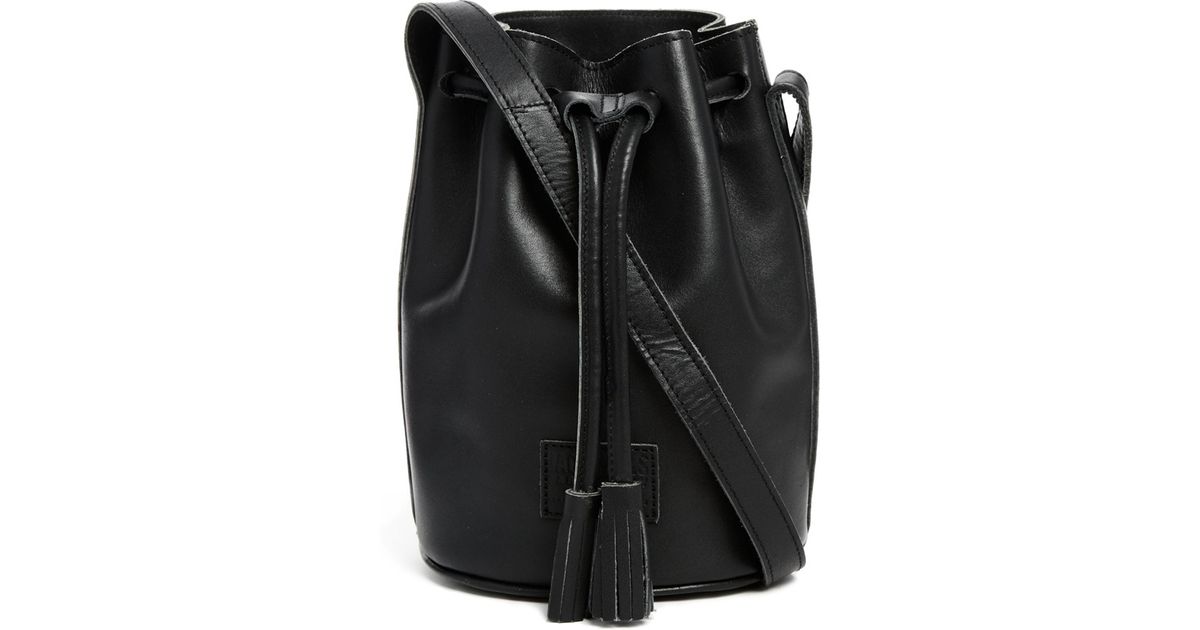 Lyst Jack wills Mini Leather Duffle Bag in Black