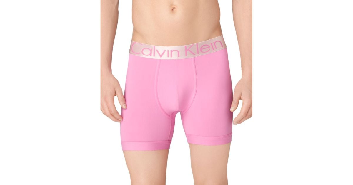 Descubrir 61+ imagen calvin klein boxer briefs pink