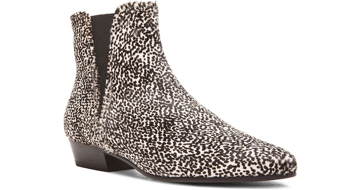 isabel marant pony hair boots