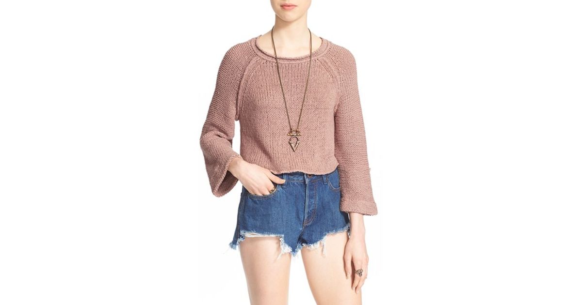 free people open back sweater