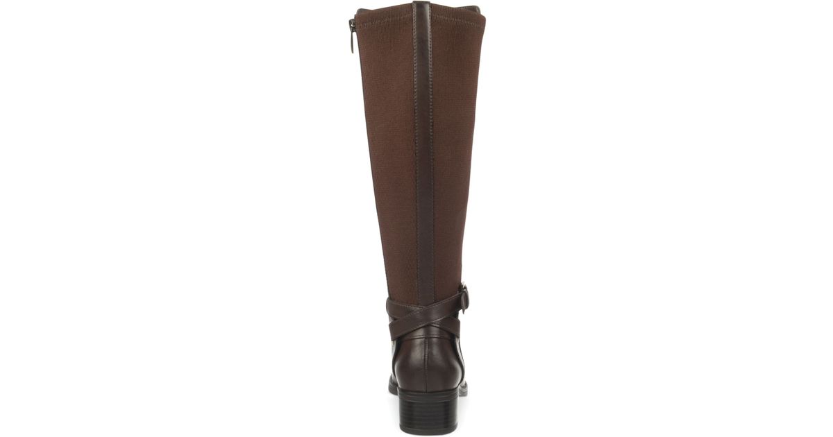 Franco Sarto Country Tall Stretch Back Riding Boots in Brown (Black) - Lyst