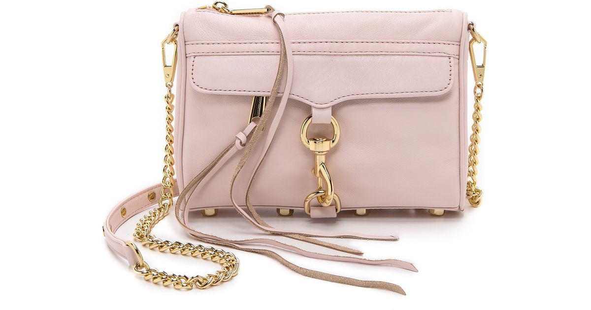 rebecca minkoff mini mac rose gold