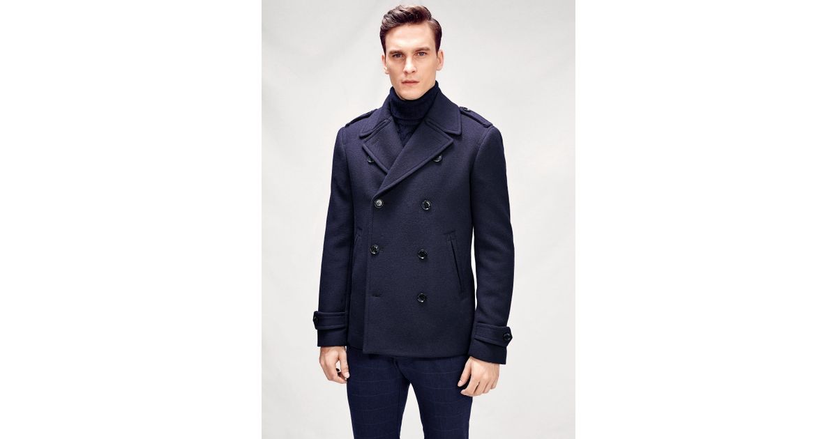 mango peacoat