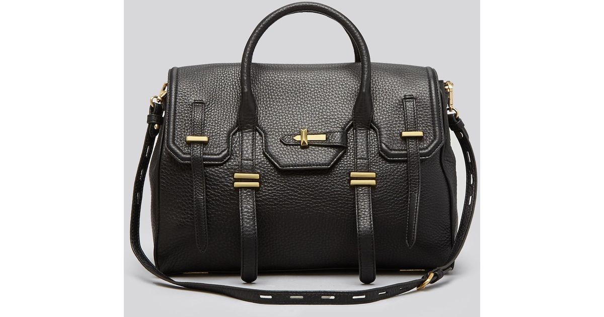 rebecca minkoff black satchel