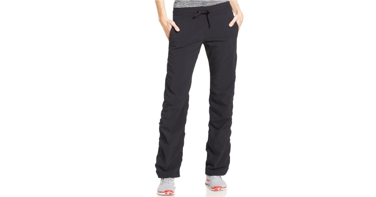 Under Armour women's UA Storm Icon Ruched Pants black XL 4-way