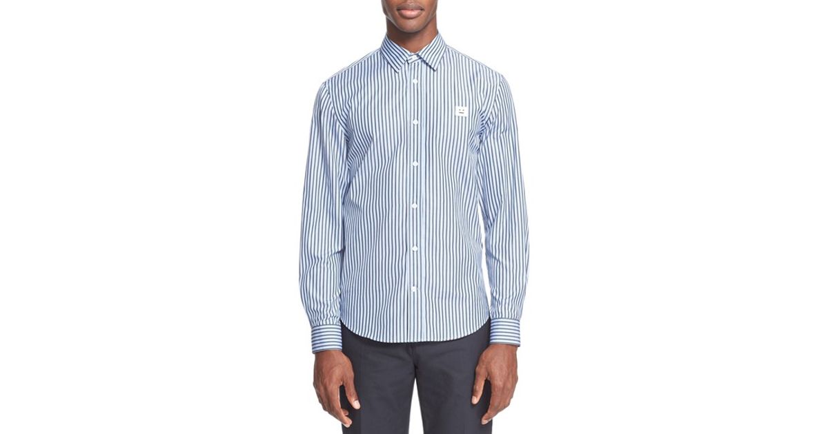 acne studios striped shirt