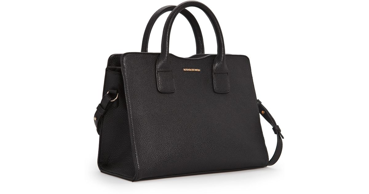 mango black tote bag