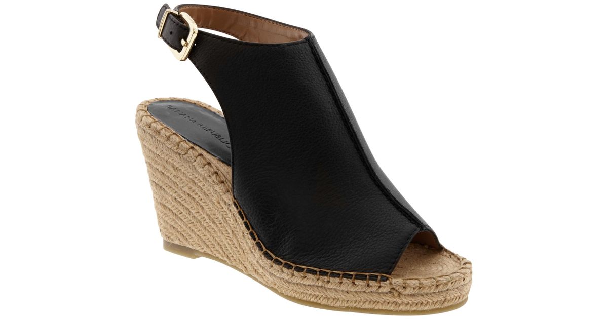 banana republic espadrille wedge