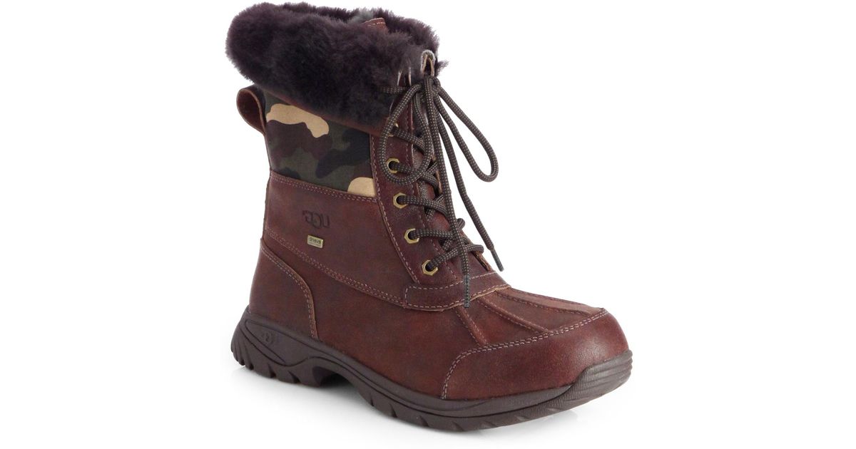 UGG Butte Camo Waterproof Boots in Brown Camo (Brown) for Men - Lyst