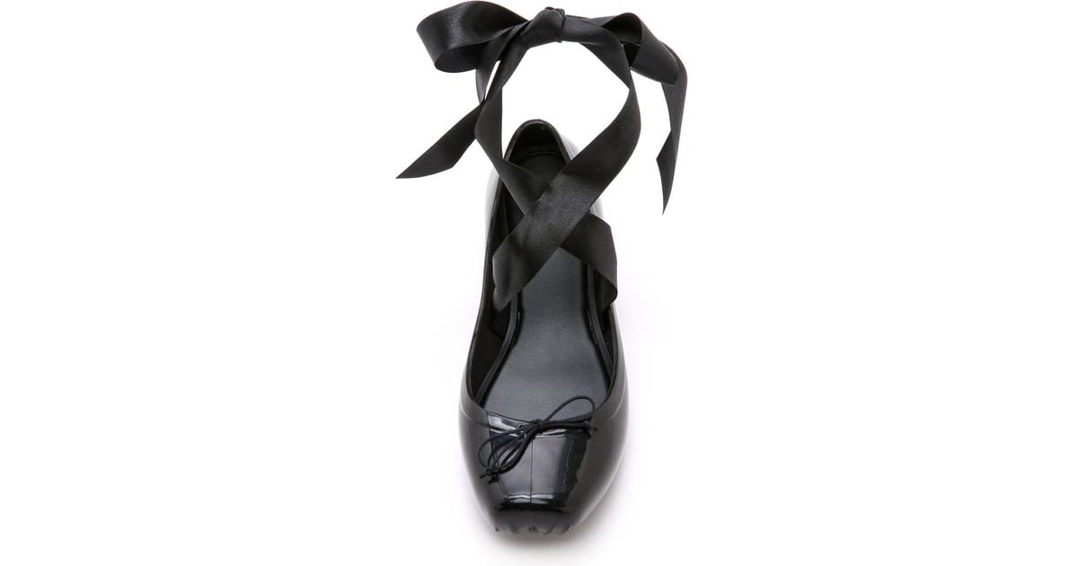 ballet flats tie up