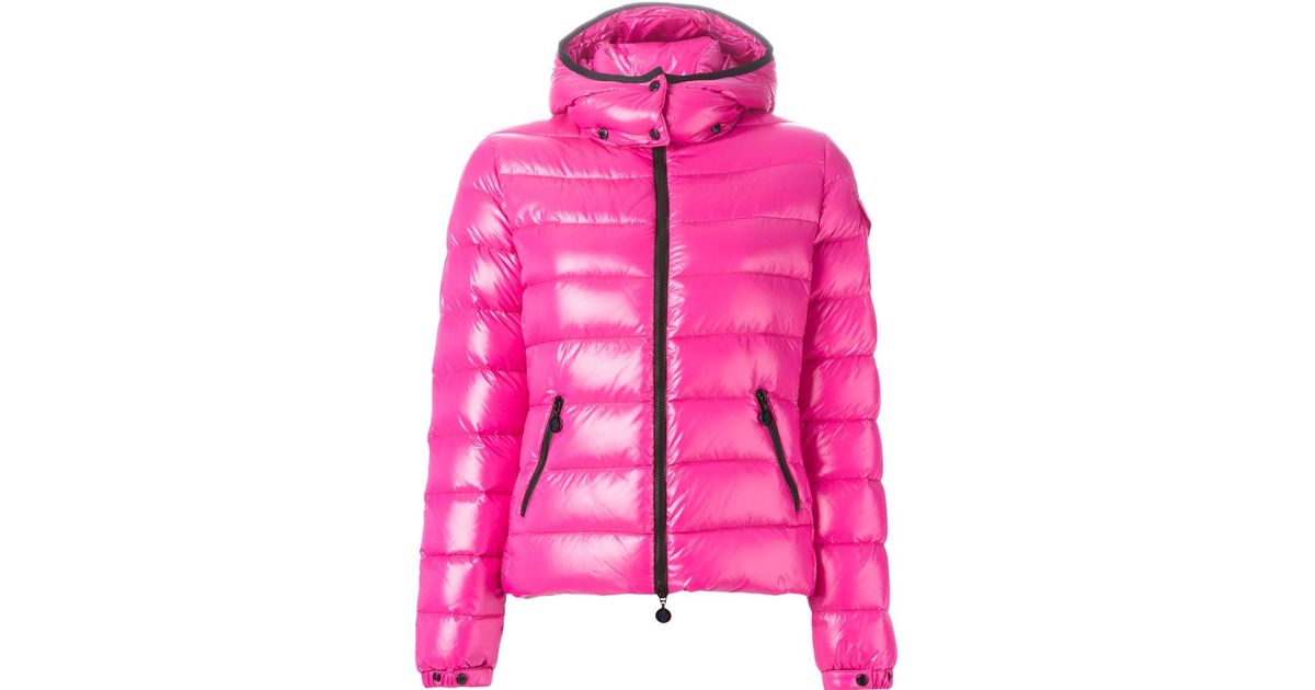 hot pink moncler coat