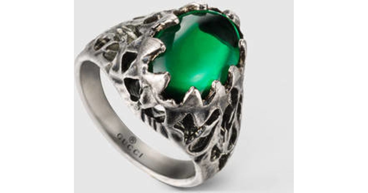 gucci green ring