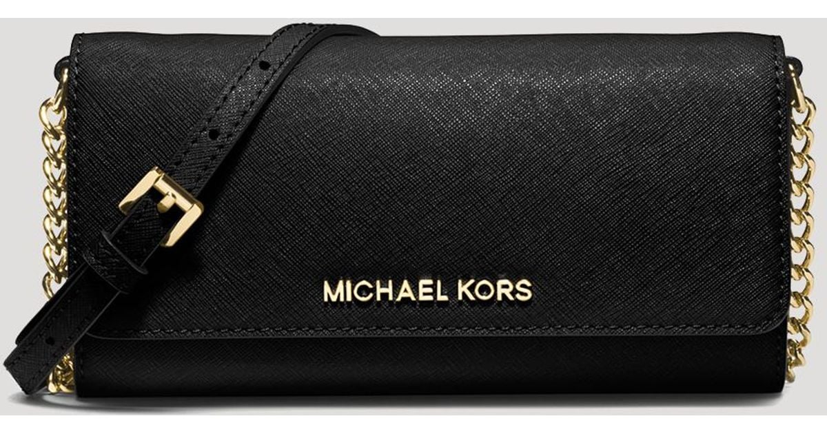 MICHAEL Michael Kors Crossbody Jet Set Travel Wallet On A Chain in