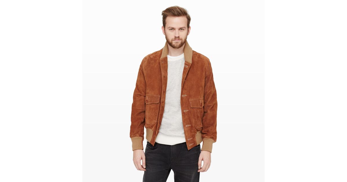 club monaco suede trucker jacket