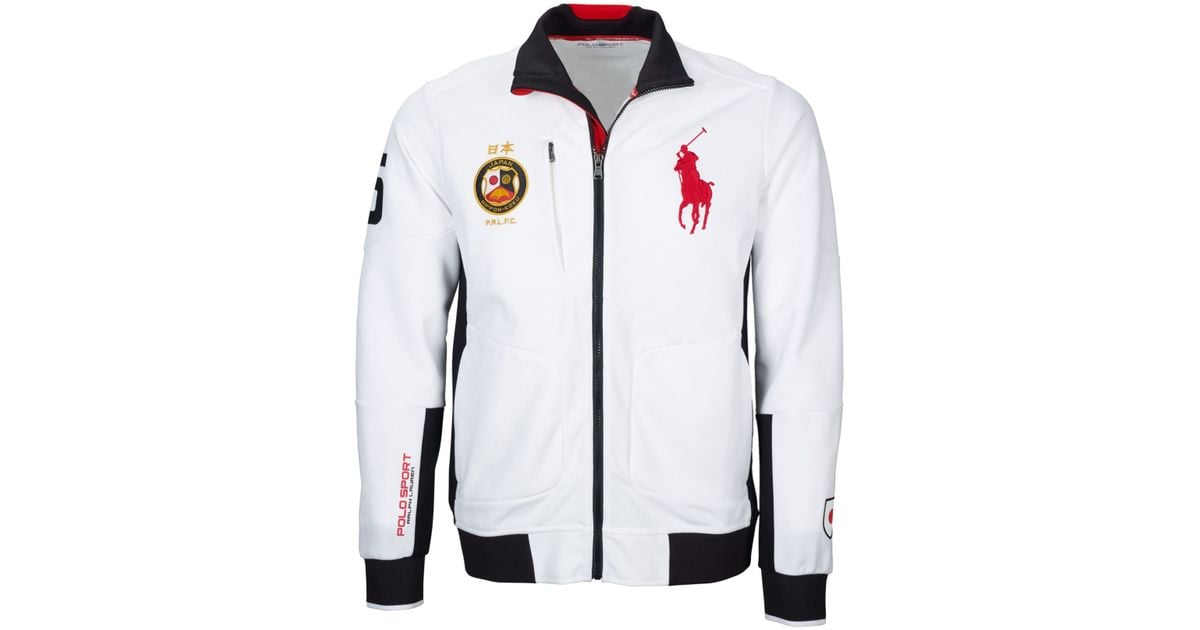 All white polo jacket discount