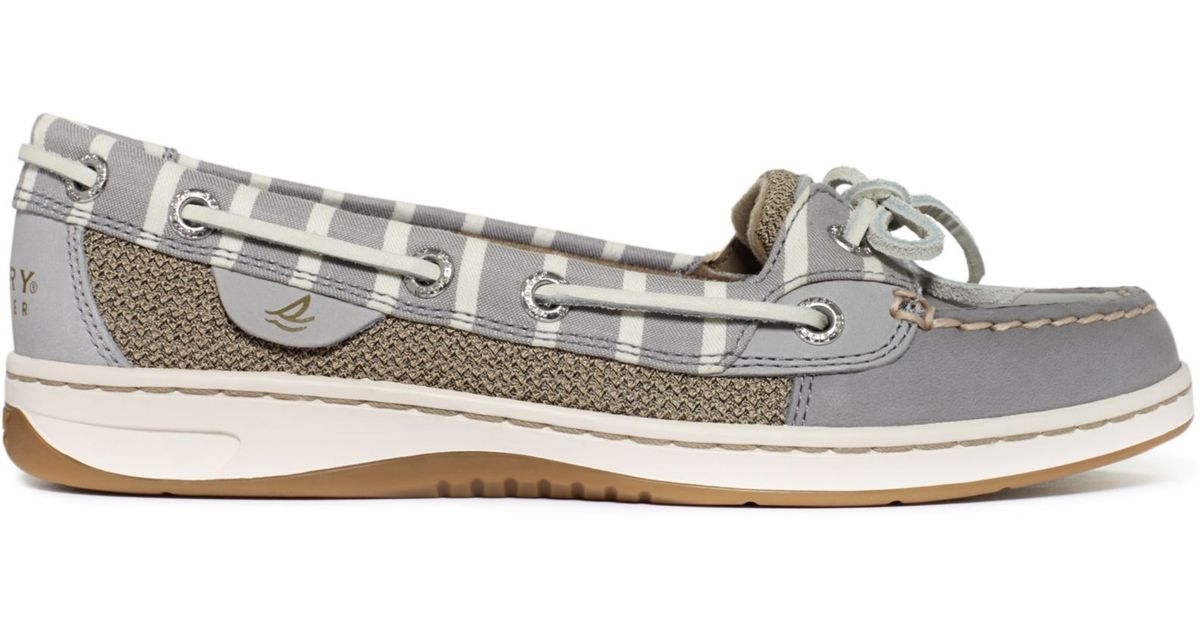 Lyst - Sperry Top-Sider Womens Angelfish Boat Shoes in Gray
