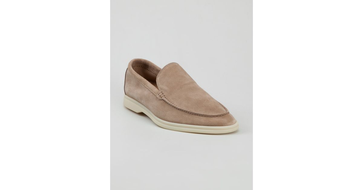 Loro Piana Casual Loafer in Natural for Men | Lyst