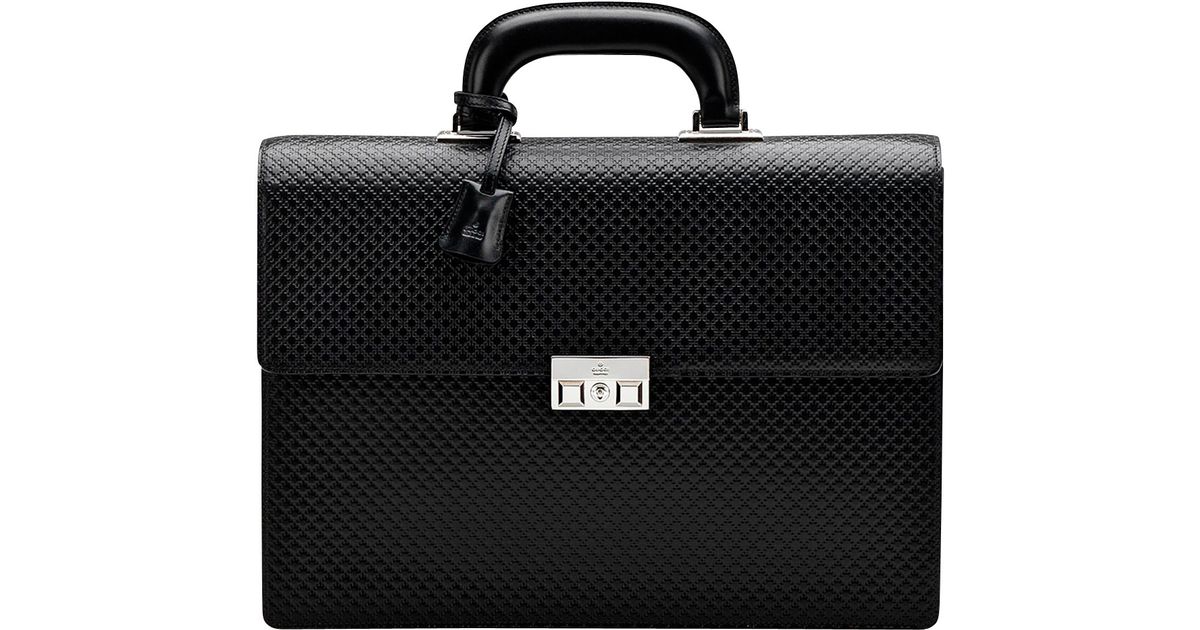 gucci black briefcase