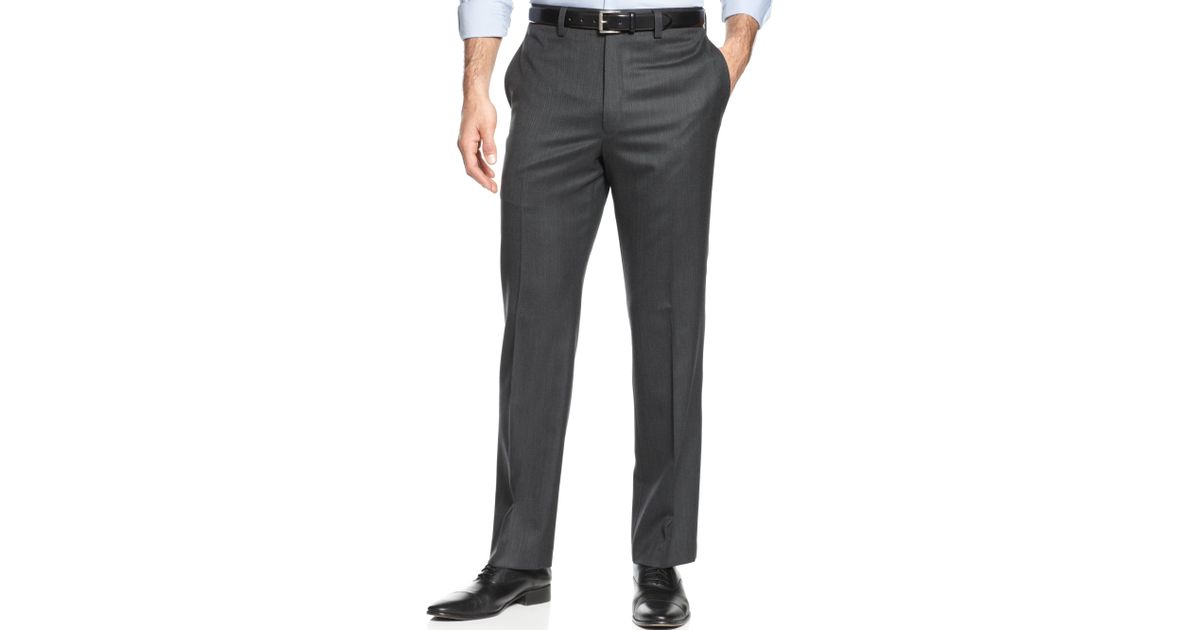 ralph lauren flat front dress pants