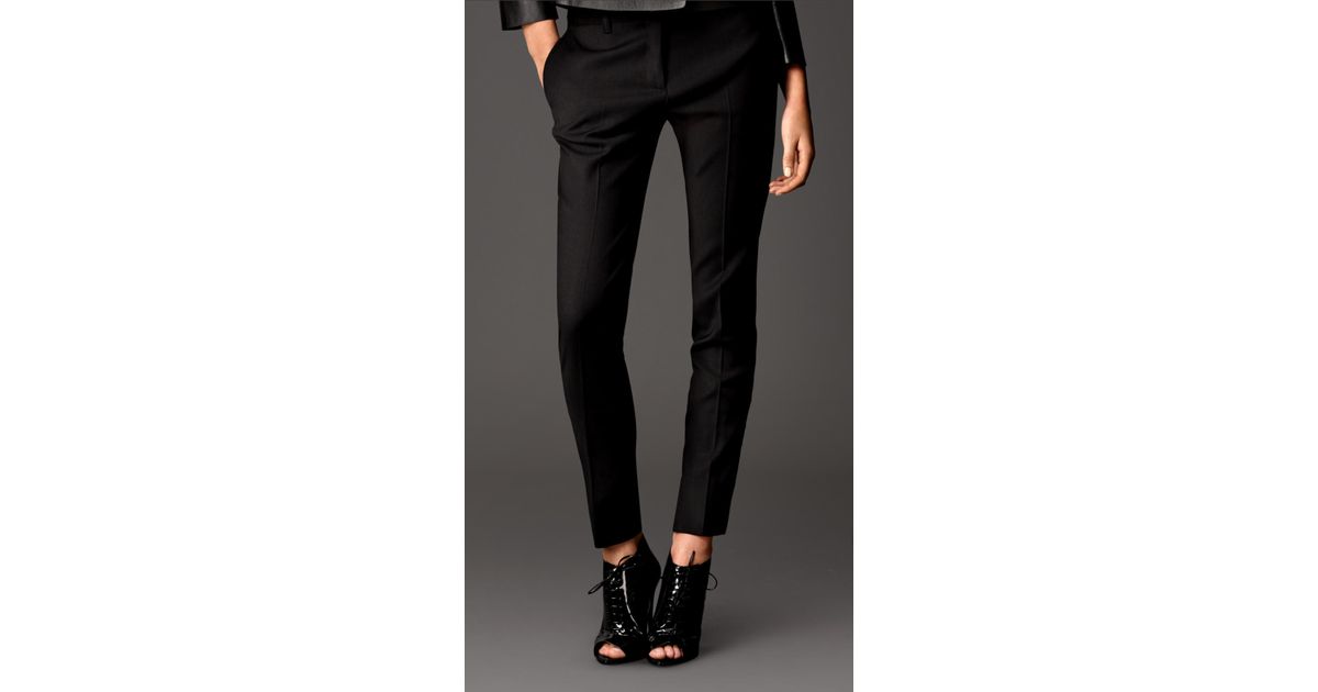 burberry pants womens black