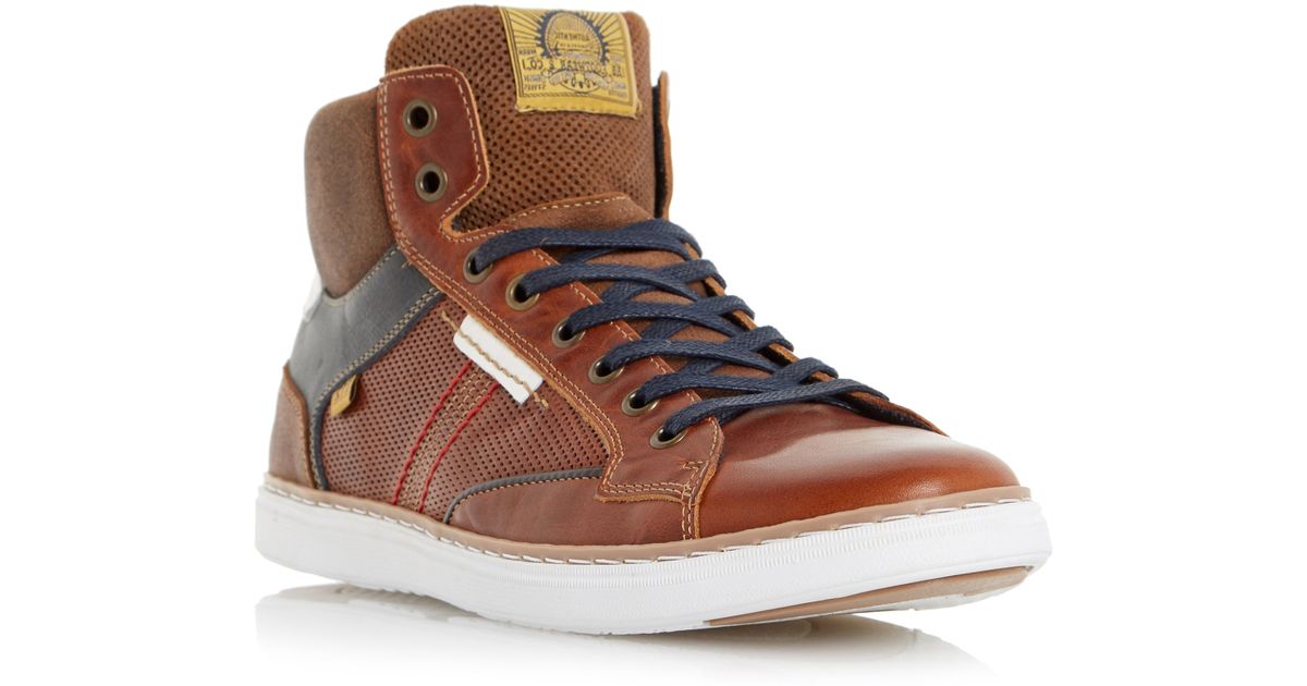 dune high top trainers