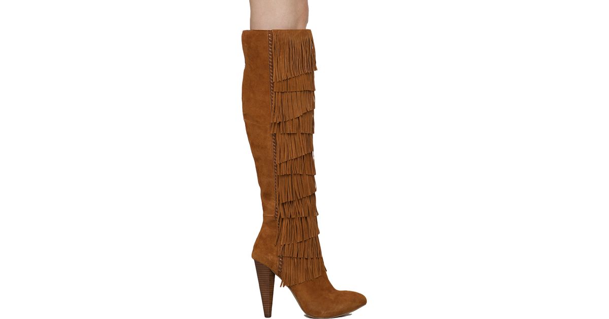 steve madden fringe boots