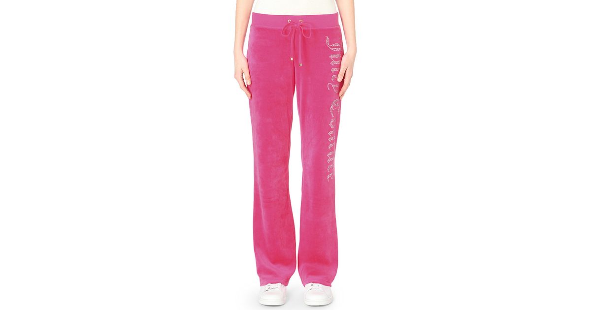 juicy couture velvet joggers