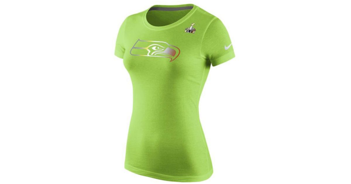 womens lime green nike shirt